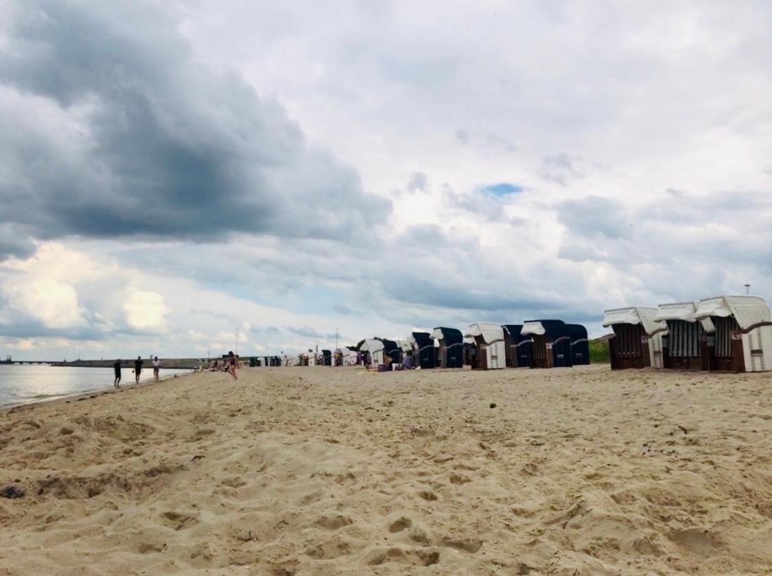 Nordsee Terrasse Hooksiel Buitenkant foto